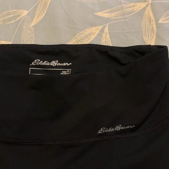 Eddie Bauer Black Performance Leggings Size XL - Picture 5 of 8